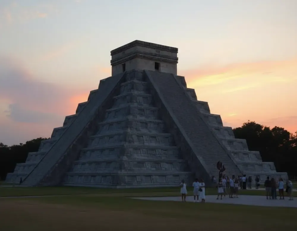 Sunrise at Chichen Itza — best time to visit the ruins